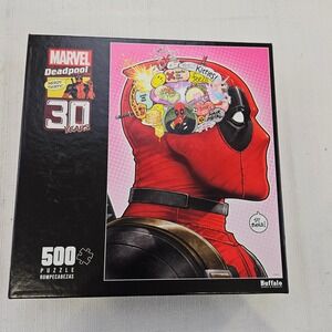 Marvel Deadpool 30 Years 500 Piece Jigsaw Puzzle Buffalo Games New